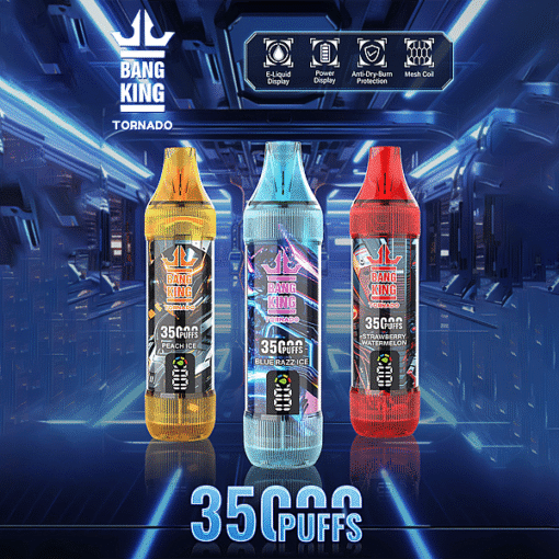 BANG KING 35000 PUFFS 大容量抛棄式 一次性電子煙 歐美爆款：圖片 3