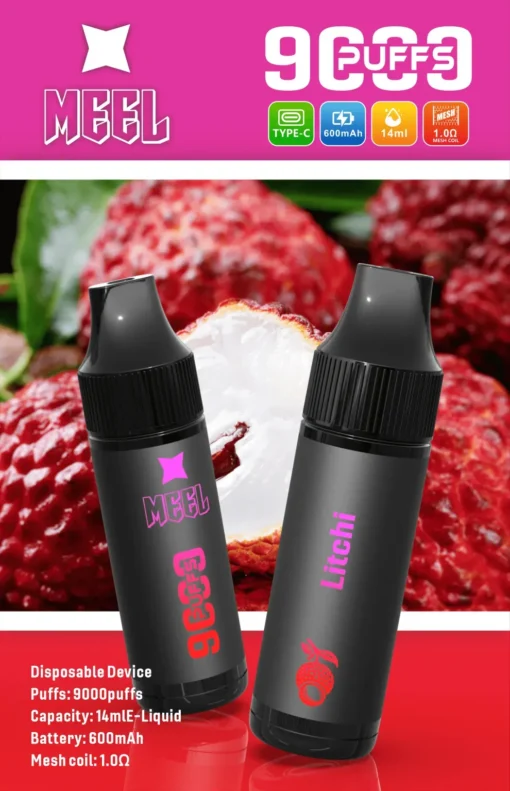 新品上市 MEEL 9000 PUFFS 抛棄式一次性電子煙：圖片 2