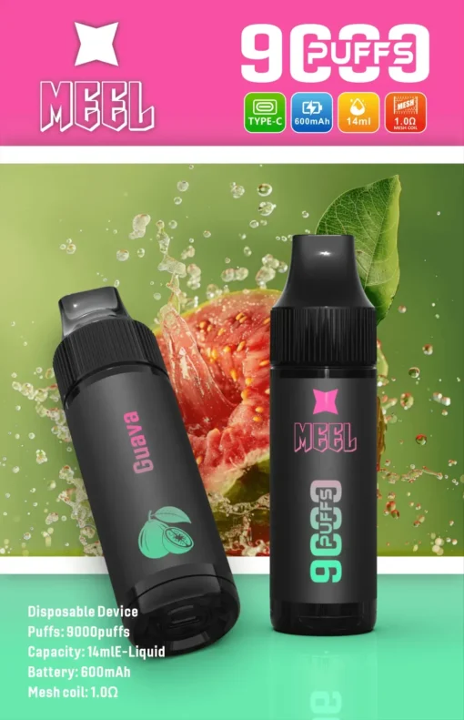 新品上市 MEEL 9000 PUFFS 抛棄式一次性電子煙：圖片 3