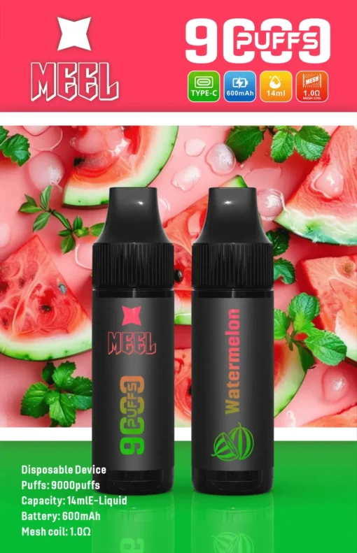 新品上市 MEEL 9000 PUFFS 抛棄式一次性電子煙：圖片 4